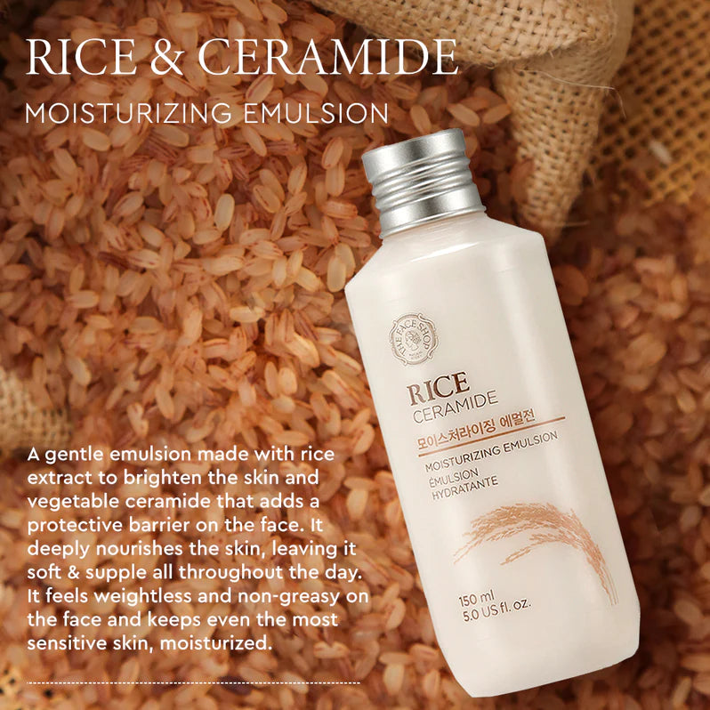 The Face Shop - Rice & Ceramide Moisturizing Emulsion