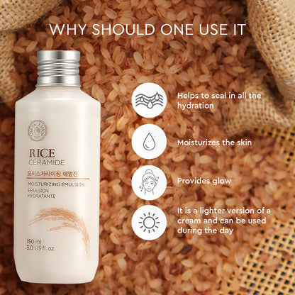 The Face Shop - Rice & Ceramide Moisturizing Emulsion