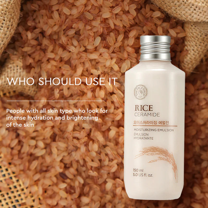 The Face Shop - Rice & Ceramide Moisturizing Emulsion