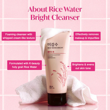 The Face Shop - Rice Water Bright Cleansing Foam