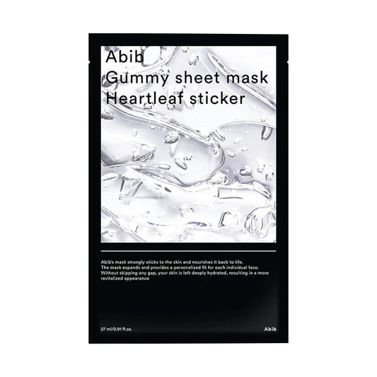 ABIB - Gummy Sheet Mask Heartleaf Sticker